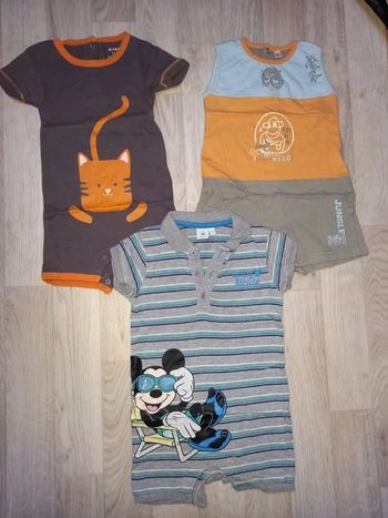 Lot de 3 combishorts