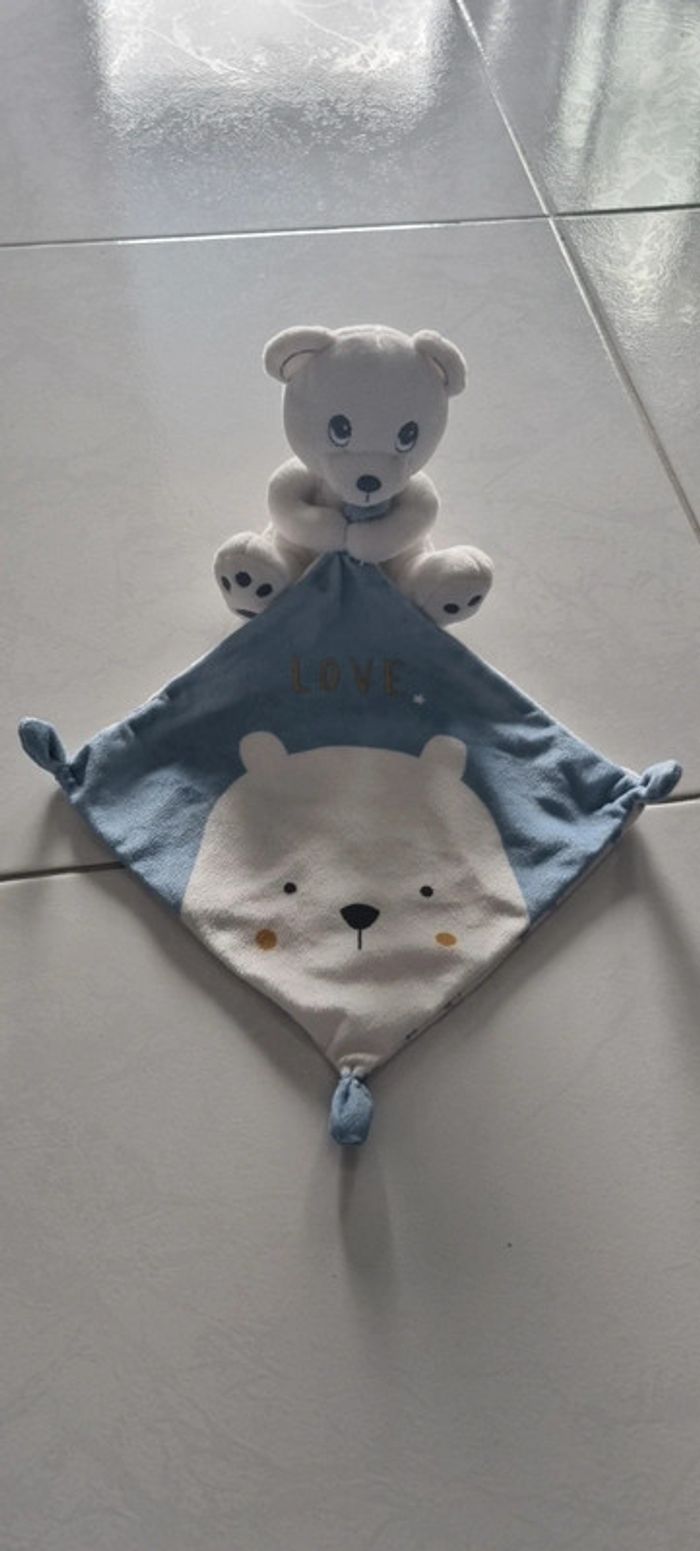 Doudou peluche Ours Neuf