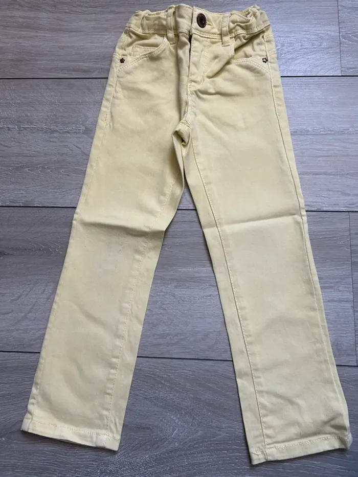 Jean slim jaune