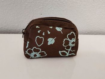 Porte Monnaie marron/turquoise