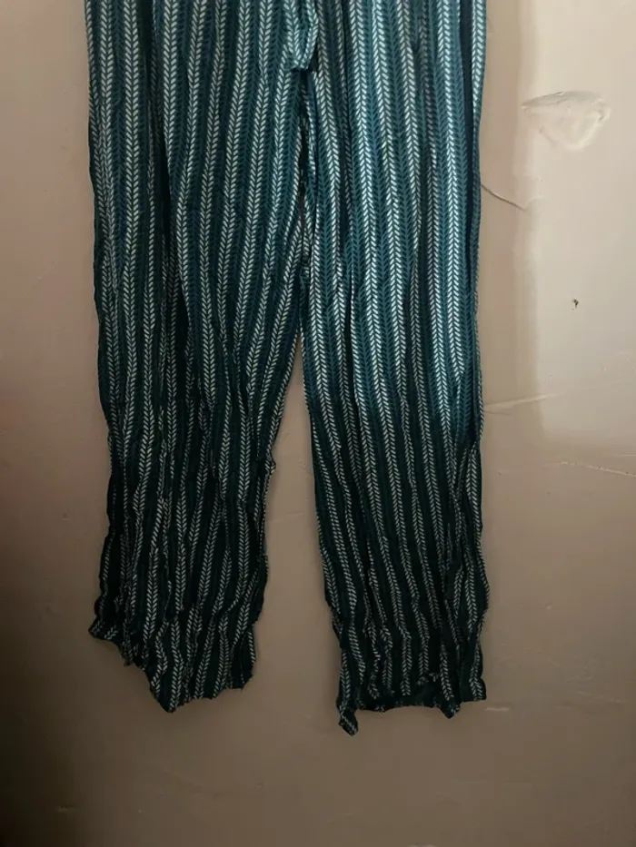 Pantalon bleu et blanc n°493 - photo numéro 2