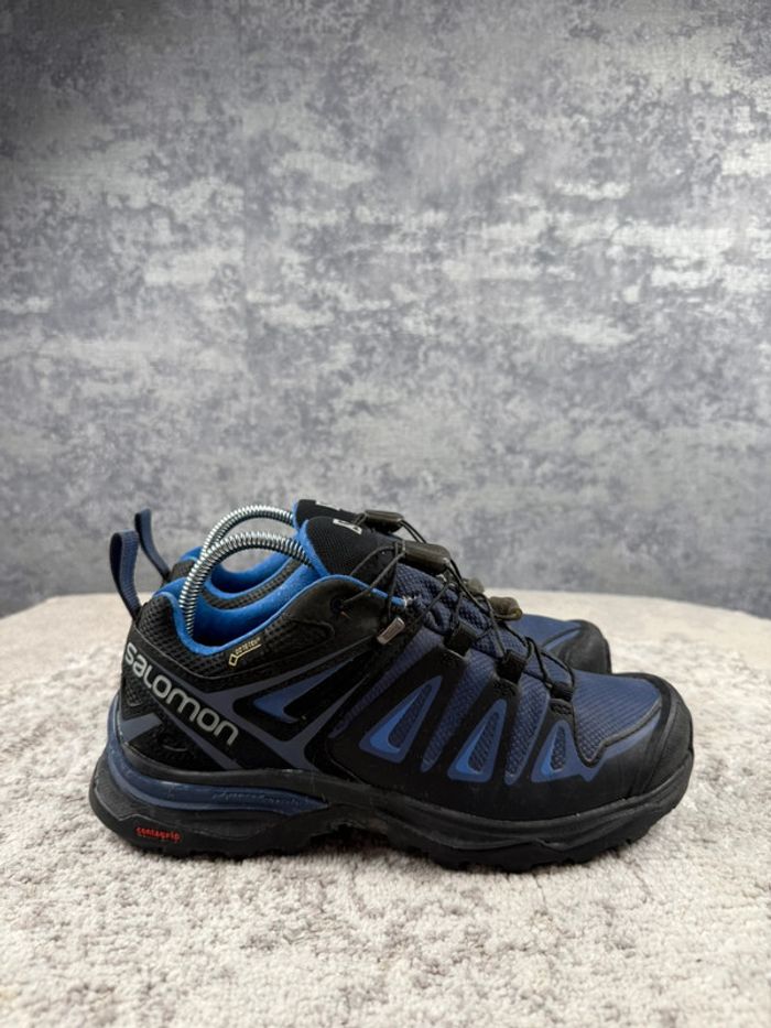 Salomon X Ultra 3 Gore-Tex - Black & Blue - photo numéro 3