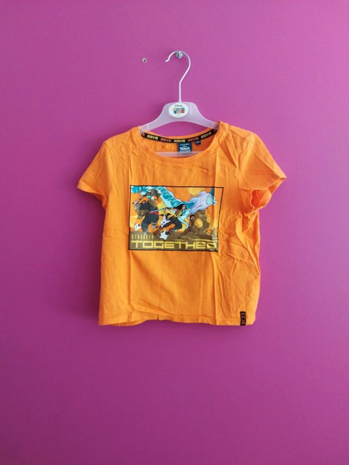 Tee-shirt court fille raya Disney taille 10 ans b7