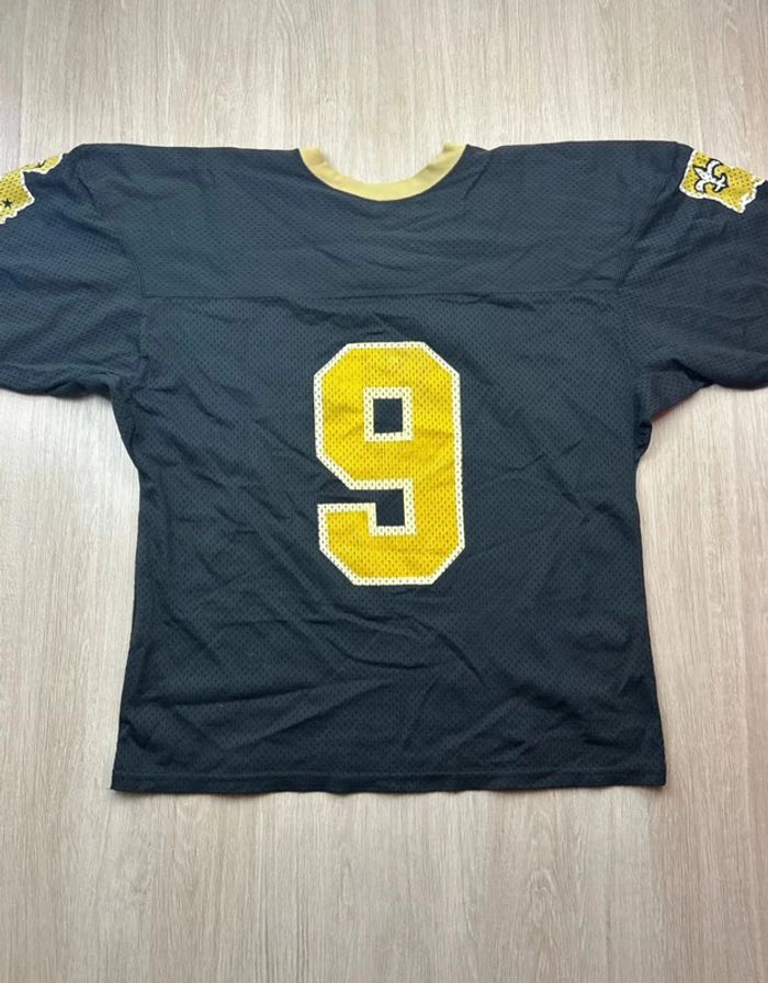 Maillot NFL Vintage New Orleans Saints #9 - Sand-Knit Youth XL - photo numéro 2