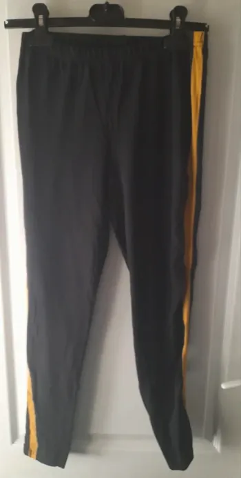 Legging noir/moutarde 42