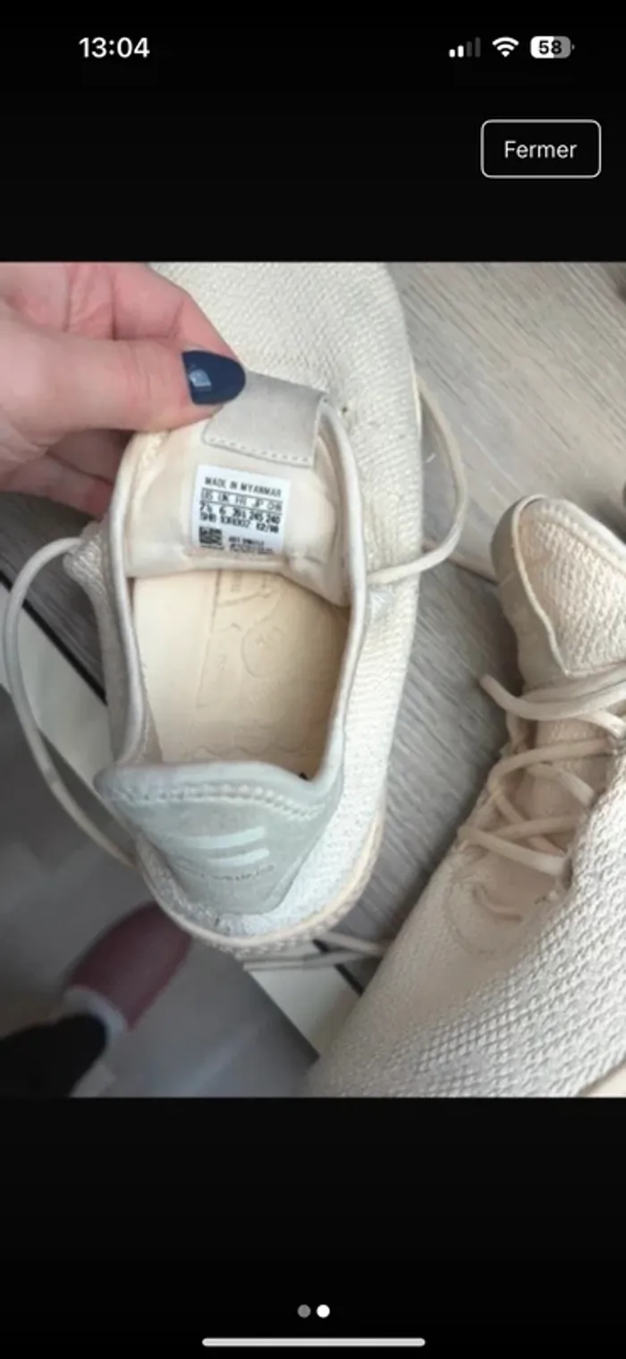 Chaussures adidas en toile - photo numéro 2