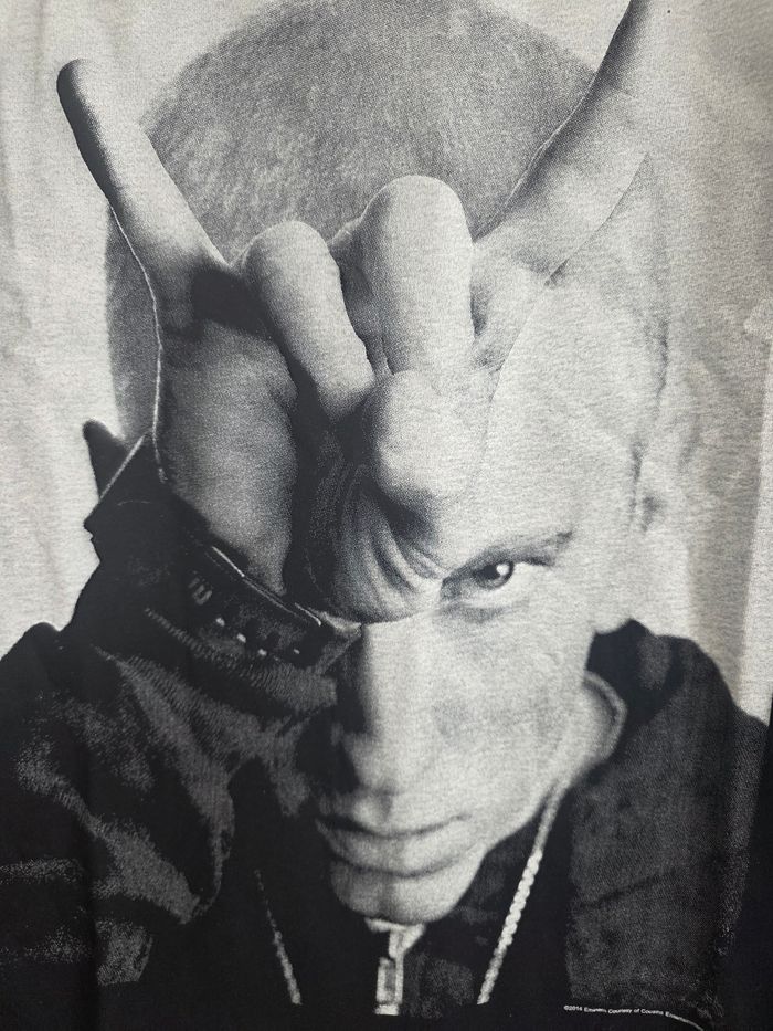 T-shirt rétro Eminem rapper hiphop vintage L - photo numéro 3