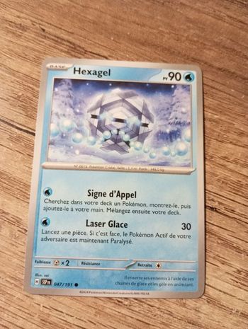 Carte pokémon "Héxagel"