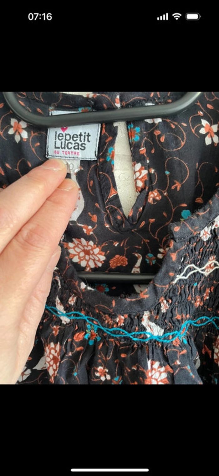 blouse liberty le petit Lucas du tertre taille 10 ans - photo numéro 2