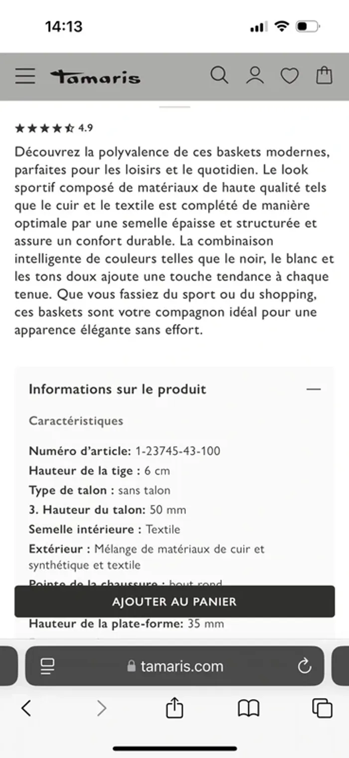 Baskets blanches neuves - photo numéro 5