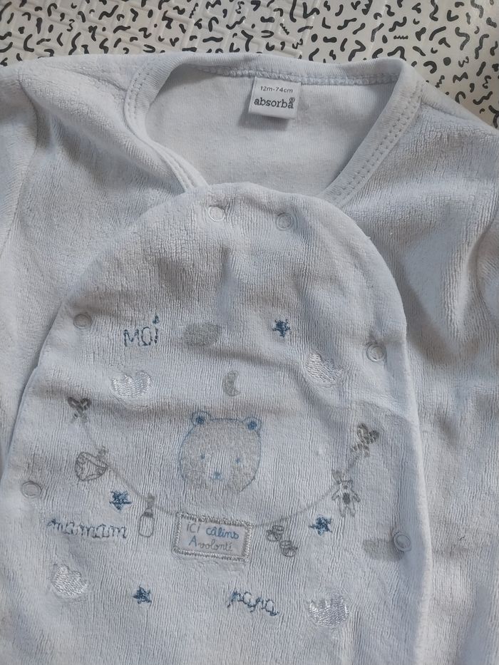 Pyjama Absorba mixte – Taille 12 mois (74 cm) - photo numéro 3