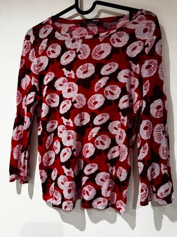 T-shirt fleuri Monoprix, taille zéro