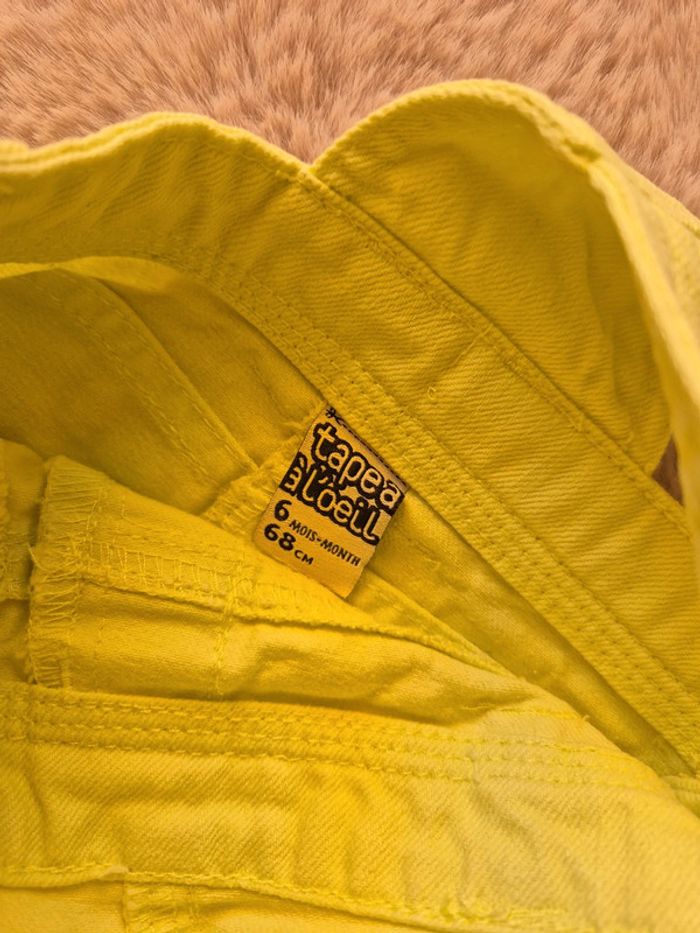 Robe jaune tape a l’oeil 6 mois - photo numéro 3