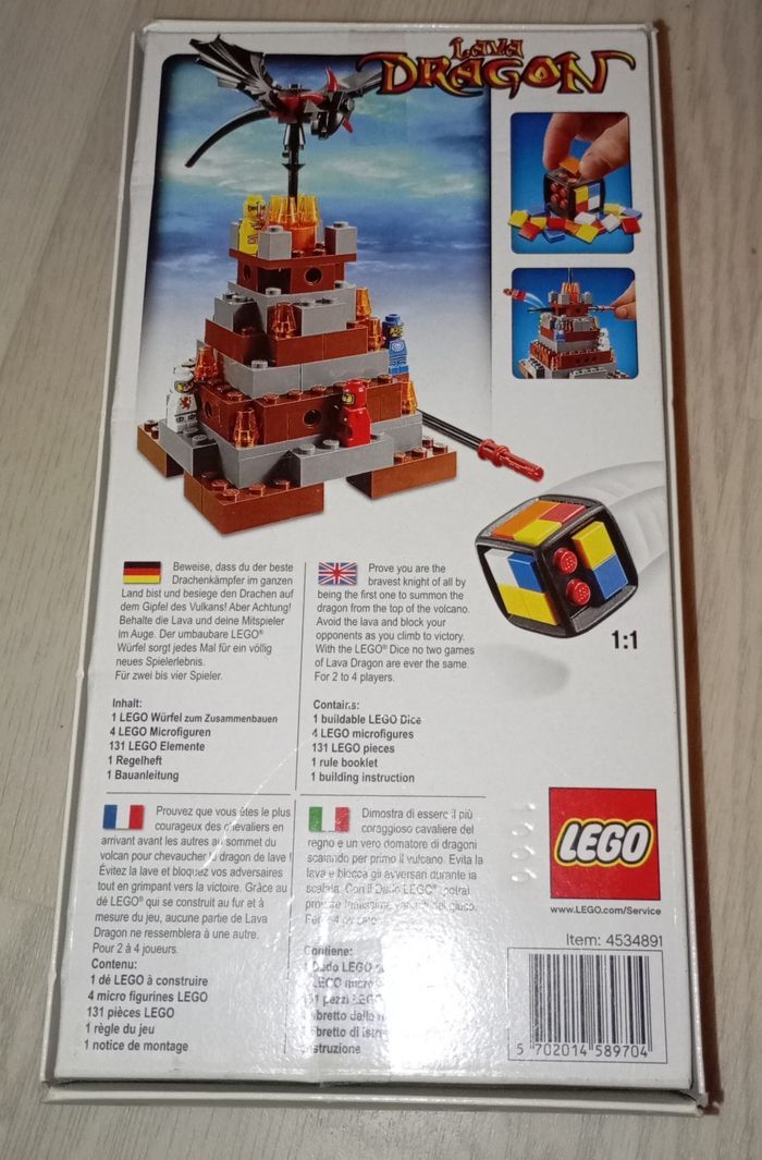 jeu Lava Dragon Lego 3838 - photo numéro 2