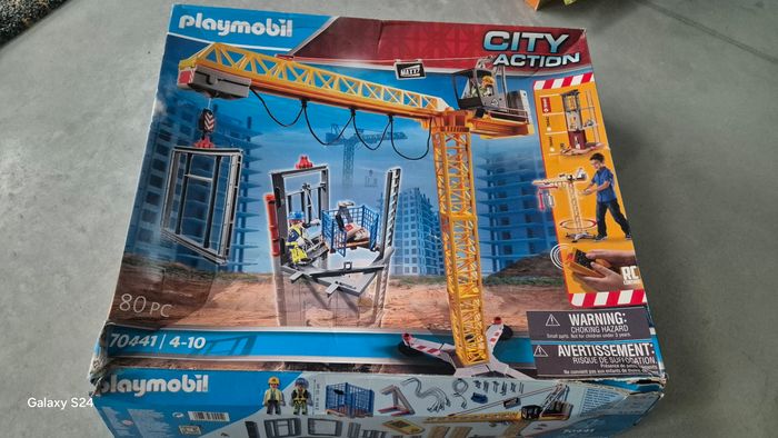 Grue action city playmobile