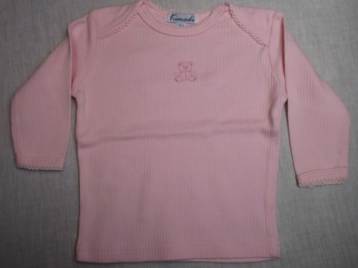 T-shirt rose, 3 mois