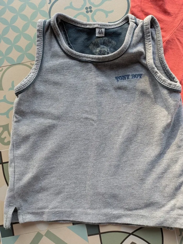 1 tee-shirt et 1 débardeur 3 ans - photo numéro 4