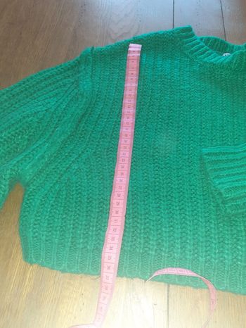 Pull court vert zara