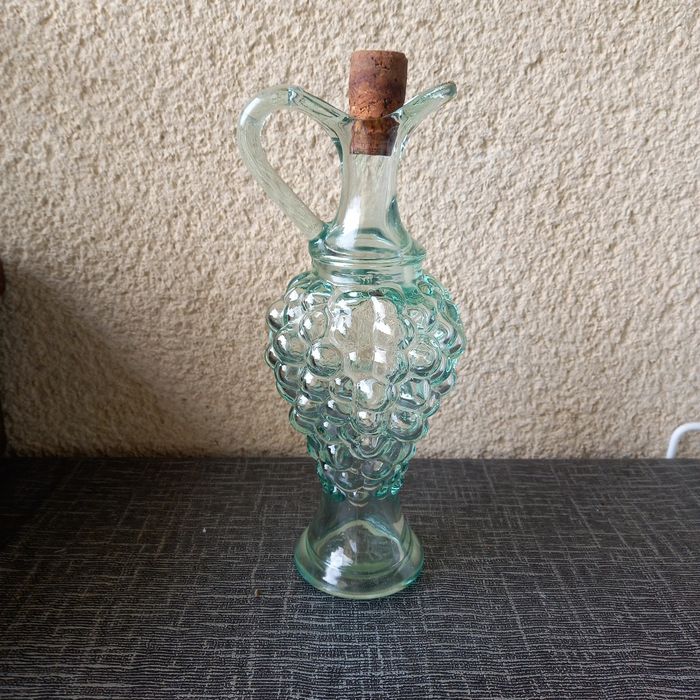 Carafe à vin en verre forme de raisin vintage 260411 - photo numéro 2