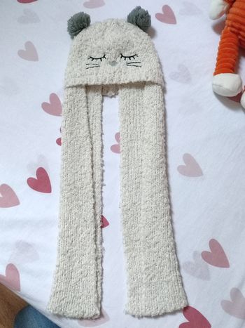 Bonnet avec écharpe intégrée - 12/18 mois - Très bon état - Orchestra