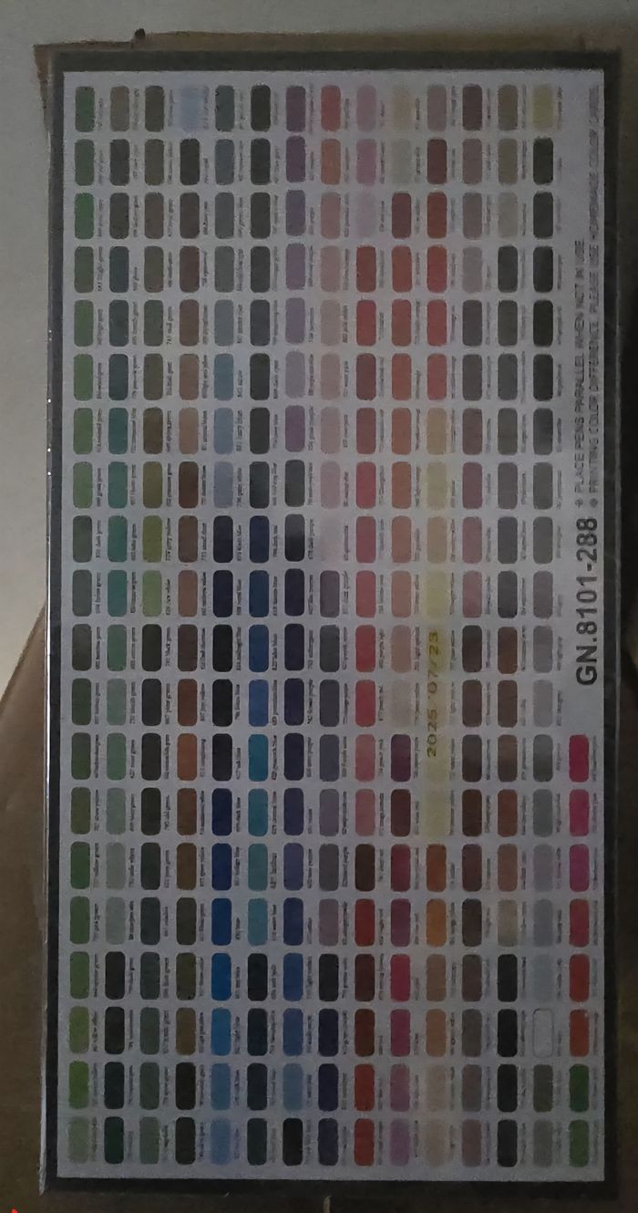 La boite Guangna 288 feutres acryliques - photo numéro 2