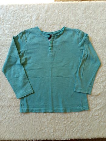 T-shirt manches longues col tunisien TAO en 6 ans