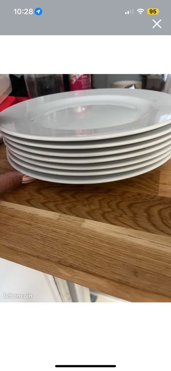 Assiettes plates