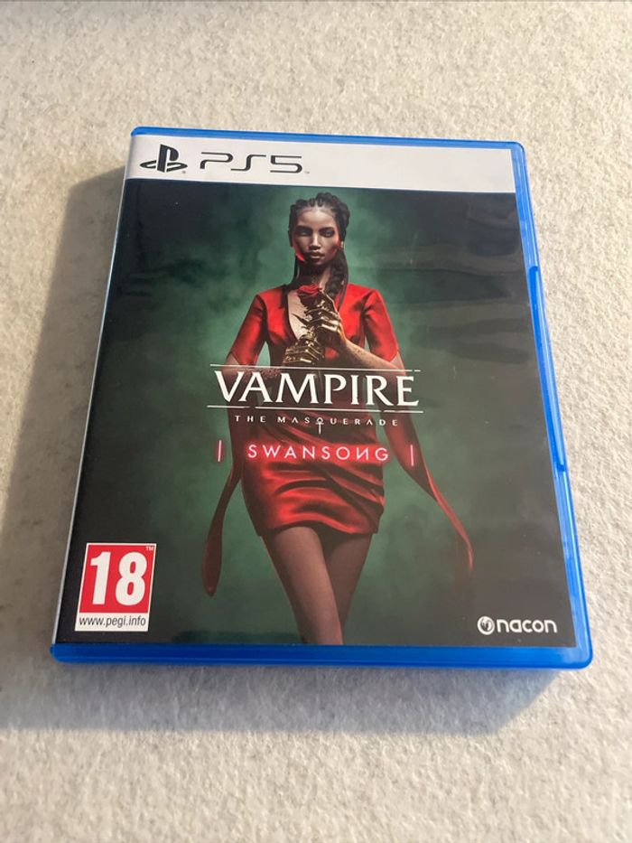 Vampire The Masquerade Swansong Jeu PS5 FR