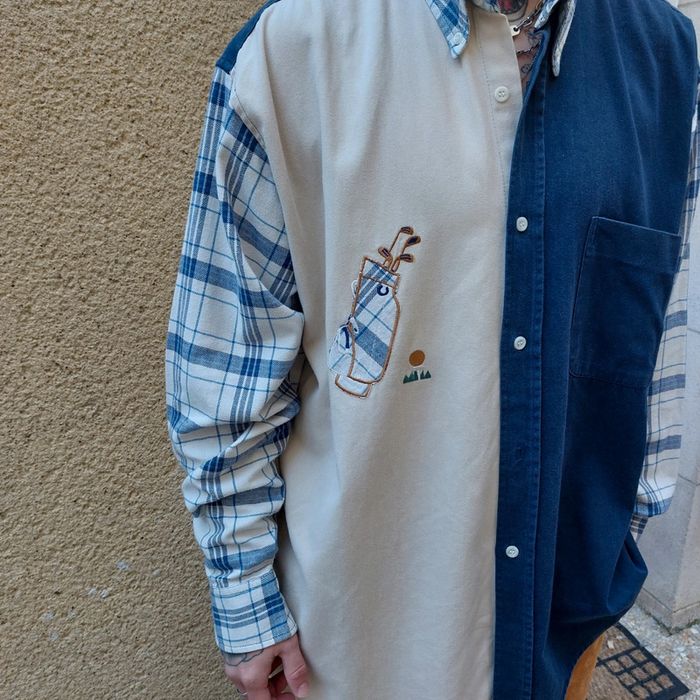 Chemise Vintage brodée XL - photo numéro 2