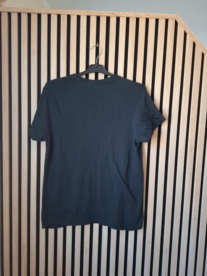 Tee shirt Quiksilver noir imprimé beige T XS - photo numéro 8