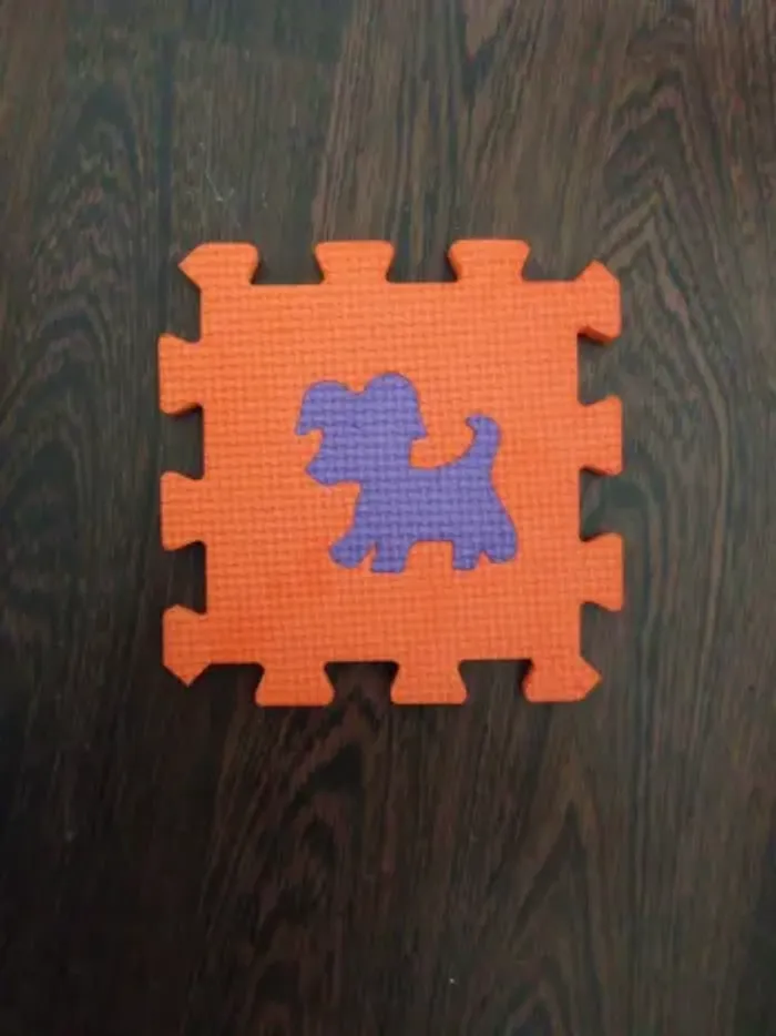 Tapis/Dalle/Puzzles en mousse - 61 pièces - Enfants - Multicolores - photo numéro 12