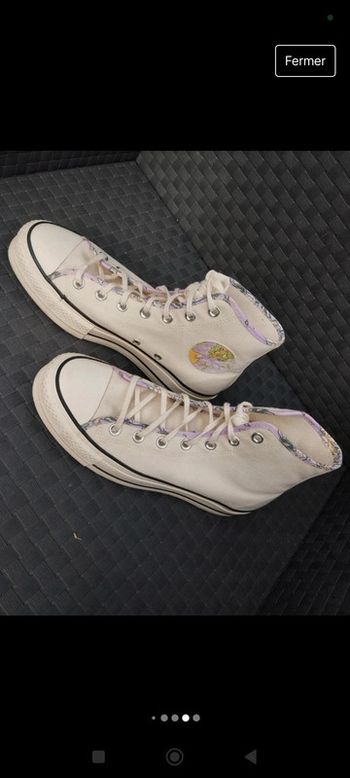 Converses blanches all star