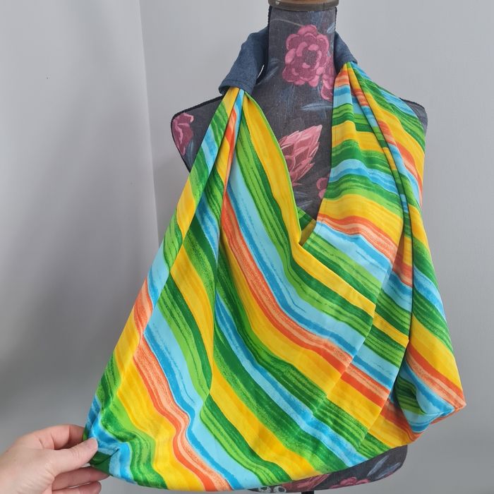 Grand sac tissu coloré - photo numéro 2