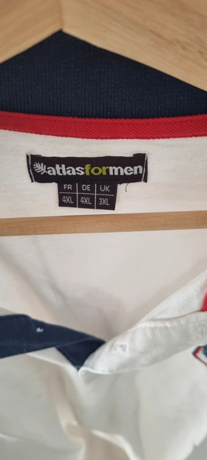 polo atlas for men blanc - photo numéro 2