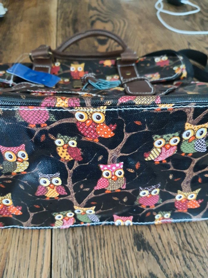 Jolie Sac à main noir/marron Mfhandbags neuf - photo numéro 14