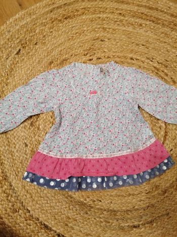 Robe tunique fille 12 mois