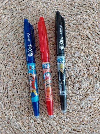3 stylos Pilot frixion effaçable One piece