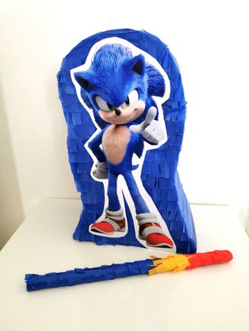 Pinata Sonic pour anniversaire enfant