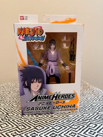 Naruto Shippuden - Figurine Anime Heroes Sasuke Uchiha  - 4 ans et +