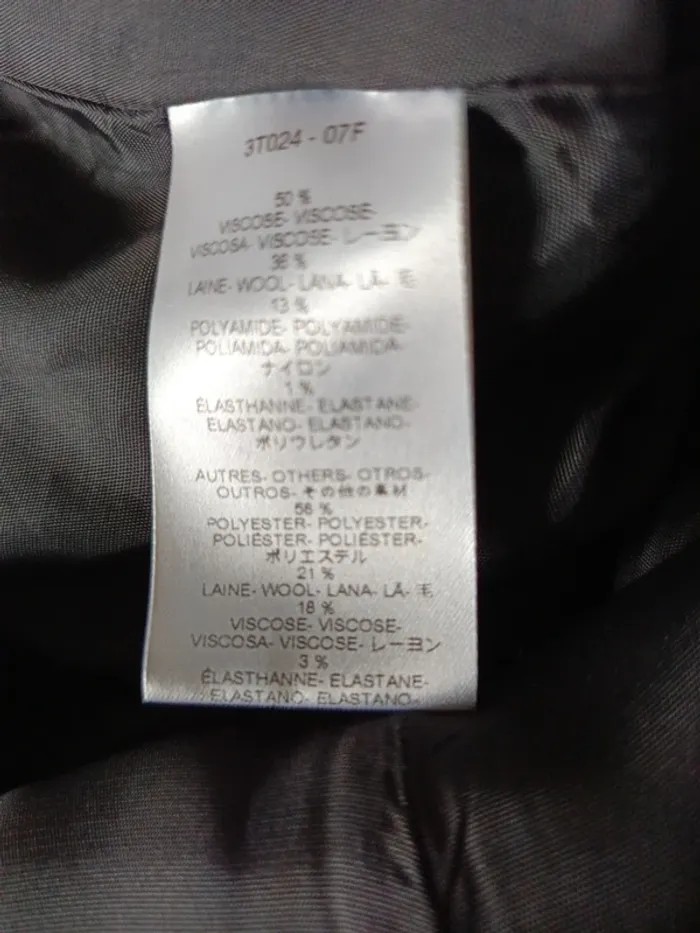 Robe Caroll t.38 laine/viscose - photo numéro 7