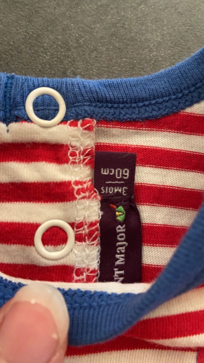 Ensemble short débardeur 3 mois - photo numéro 2