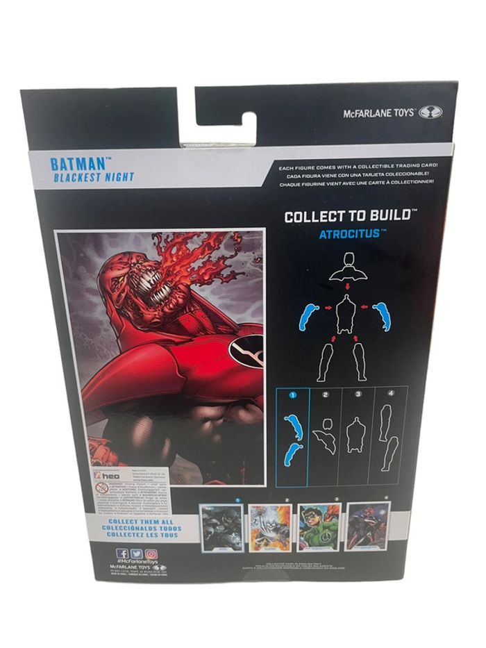 Figurine Dc Comics Multiverse Batman Blackest Night 18 cm McFarlane Toys neuf - photo numéro 2