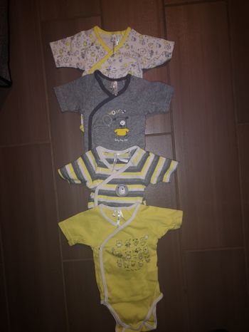 Lot de 4 Bodies Orchestra Taille 3 Mois