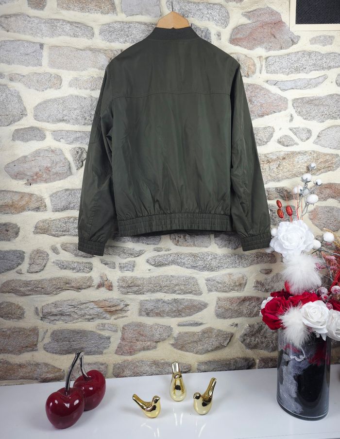 Blouson bombers kaki Homme/ Ado taille M marque Bershka 🎸 - photo numéro 8