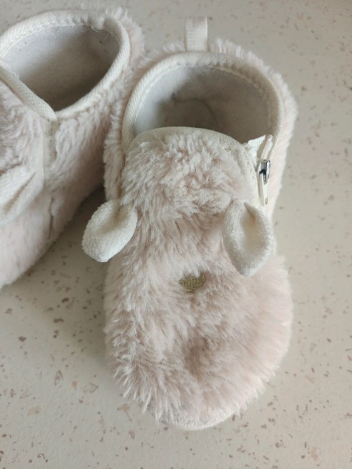 Joli chausson hiver motif coeur - photo numéro 4