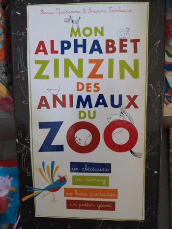 Coffret mon alphabet zinzin des animaux du zoo