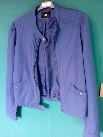Blouson d'été bleu roi