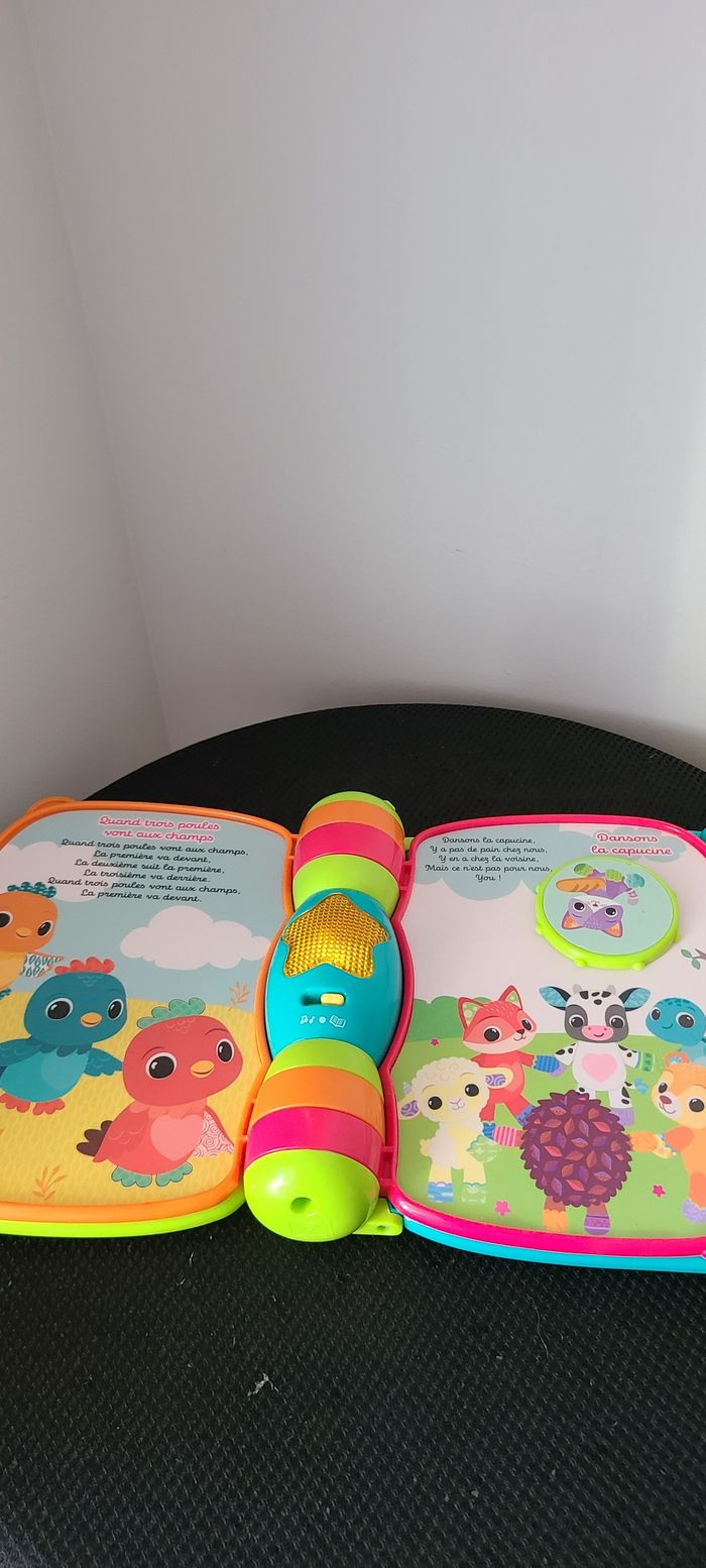 VTech - Super Livre Enchanté des Baby Loulous Bleu, Livre Interactif Bébé - photo numéro 2