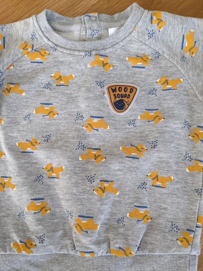 Pull motifs chiens Tex baby 18 mois - photo numéro 2