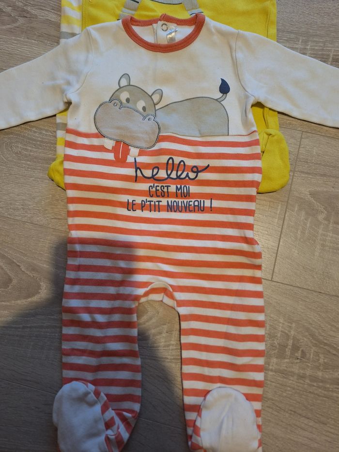 L'or de 2 pyjamas coton - photo numéro 2